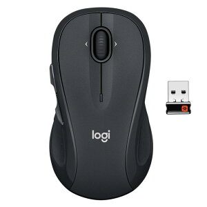 Logitech M510 ���C�����X�}�E�X�AUSB���j�t�@�C�j���O���V�[�o�[�t���m�[�g�p�\�R����PC�p�}�E�X �v���O�����\�ȃ{�^�� - �O���t�@�C�g�B