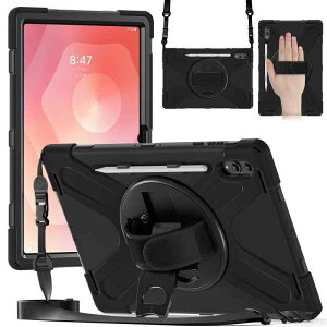 �yNINKI�zGalaxy Tab S11 Ultra �P�[�X ���X�g�o���h �y���z���_�[ �L�b�N�X�^���h �X�g���b�v�t�� TPU+PU �V���R�� �^�u���b�g�P�[�X �S�ʕی� �ϏՌ� ����h�~ �C�菝�h�~ Tab S11 Ultra �p �ی�J�o�[