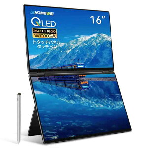 EHOMEWEI �f���A���f�B�X�v���C ���o�C�����j�^�[ QLED �܂肽���� �~���[�����O �g�� ���^ 6mm