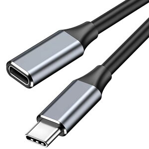 [2026�V�o�[�W���� USB Type-C �����P�[�u��] USB C 3.2 �����P�[�u�� PD100W�}���[�d 10Gbps�f�[�^�]�� 4K@60Hz�Ή� �^�C�vc �I�X-���X �o�����]�� �X�}�z/�^�u���b�g/�p�\�R��/iPhone17/(0.5m)1�{�Z�b�g