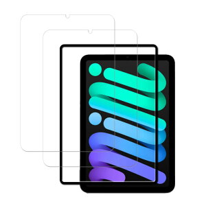 �y2���Z�b�g�zKPNS ���{�f�ސ� �����K���X iPad mini7 ��7���� A17 Pro 2024 / iPad mini6 ��6���� �K���X�t�B���� �����K���X �J�o�[ �ی�t�B���� �K�C�h�g�t��