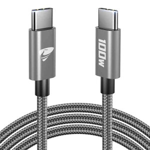 USB C �P�[�u�� 2M �^�C�vC 100W PD�Ή� Type C to C �}�� �[�d�P�[�u�� �f���h�~ C�^�C�v iPhone 17 16 15 �V���[�Y/MacBook Pro/iPad Pro/Galaxy S25 S24/ Pixel/Xp
