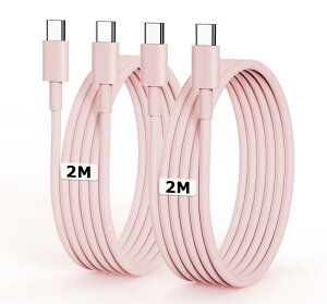 USB C �P�[�u�� 2M 2�{ PD�Ή� 60W�}���[�d �yPSE�F�؁z USB C to C �R�[�h �����i type-c �P�[�u�� �����f�[�^ �f���h�~ iPhone 17e/17/16/15 Pro/Plus/Pro Max�AMacBook Pr