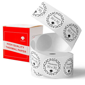 Phomemo M110 M120 M220 �Ή� ���� ���x���V�[�� �ی`�^�C�v 30*30mm 200������/�� ���M���[���� �������x�� ���M���x���v�����^�[�p �Ɩ��p�n���h���x���[ �V�[�� �e�[�v ���[���� ���S�� �ϐ� ���M
