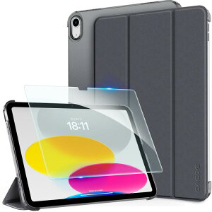[iPad 11���� 10���� �P�[�X �K���X�t�B���� �Z�b�g]CACOE ipad a16 11�C���` 2025/10.9�C���` 2022 �A�C�p�b�h�p �n�[�h�P�[�X �I�[�g�X���[�v �O�܂� Apple Pencil�Ή� �����΂��� �J�o�[ �O���[
