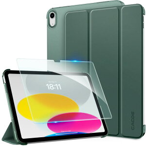 [iPad 11���� 10���� �P�[�X �K���X�t�B���� �Z�b�g]CACOE ipad a16 11�C���` 2025/10.9�C���` 2022 �A�C�p�b�h�p �n�[�h�P�[�X �I�[�g�X���[�v �O�܂� Apple Pencil�Ή� �����΂��� �J�o�[ �_�[�N�O