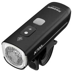 RAVEMEN K700 ���]�ԃ��C�g 700���[���� ���Z���T�[�E�U���Z���T�[�Ŏ����I���I�t USB-C�[�d IPX7���S�h�� PSE�F�� ���ԑ��s���[�h 4�i���� �T�C�h���F�� �ʋ΁E�h�БΉ� �����d�����p ���{�����