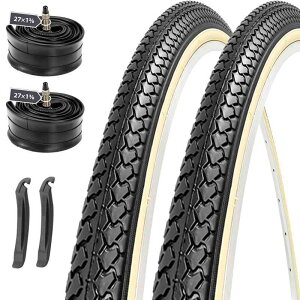 MOHEGIA 2�{�Z�b�g 27×1 3/8 ���]�� �^�C��: 27�C���` 37-630 �y���� �ϖ��� �X���ʋ� �A�[�o���o�C�N�A�}�}�`�����Ή� - �g�їp �����p�^�C�� �`���[�u �R���{�Z�b�g - �X�L���T�C�h