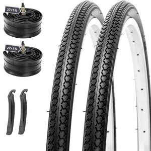 MOHEGIA 2�{�Z�b�g 27×1 3/8 ���]�� �^�C��: 27�C���` 37-630 �y���� �ϖ��� �X���ʋ� �A�[�o���o�C�N�A�}�}�`�����Ή� - �g�їp �����p�^�C�� �`���[�u �R���{�Z�b�g - �u���b�N
