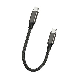 USB-C  USB-C �P�[�u�� 0.2m LpoieJun�y240W PD�Ή�/USB 3.2 Gen 2x2-20Gbps�f�[�^�]���z 8K@60Hz / 4K@240Hz �f���o�� E-Marker�`�b�v���ڒ����ϋv�i�C�����҂� �^�C�v