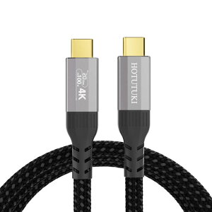 usb c �P�[�u��2m Thunderbolt4/3 �Ή� USB3.2 Gen2X2 typec 20Gbps �����f�[�^�]�� 100W PD �}���[�d 4K@60Hz �f���o�� �^�C�vc �P�[�u��