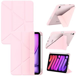 �y360°�S���ʕی�E���y�ʁziPad mini7 (A17 Pro�E 2024) / iPad mini6 (8.3 2021) �P�[�X