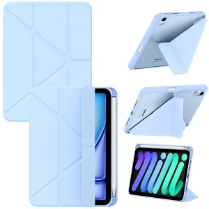 �y360°�S���ʕی�E���y�ʁziPad mini7 (A17 Pro�E 2024) / iPad mini6 (8.3 2021) �P�[�X