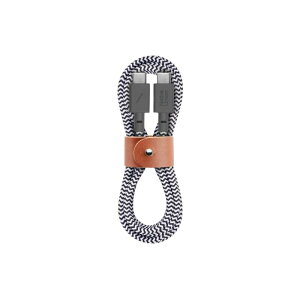NATIVE UNION Belt Cable USB-C to USB-C 1.2m �f�[�^���� USB PD �p���[�f���o���[ �}���[�d�P�[�u�� [MFi] iPhone 16, 16 Plus, 16 Pro, 16 Pro Max, iPad P