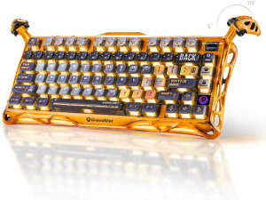GravaStar Mercury K1 Pro �Q�[�~���O�L�[�{�[�h ���� 75%���C�A�E�g RGB���C�g ���C�����X Bluetooth�ڑ�