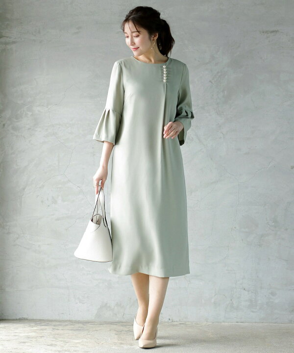 楽天市場】【WEB限定販売】パールデザイン・バックサテンジョーゼット  