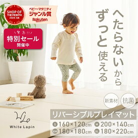 【マラソン期間30%OFF！】 ＼クーポンで7,998円→5,599円！／PLEMA プレマ 赤ちゃん プレイマット 折りたたみ 防水 リバーシブル 床暖房対応 お昼寝 防音 ベビー シームレス 折りたたみマット plema XM 180cm×180cm XL 180cm×220cm