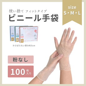 ビニール手袋 プラスチック手袋 使い捨て手袋 PVC手袋 S M L ストレッチ手袋 掃除 PVCグローブ 医療用 グローブ 作業用 パウダーフリー 粉なし 介護用 大掃除 美容院 業務用