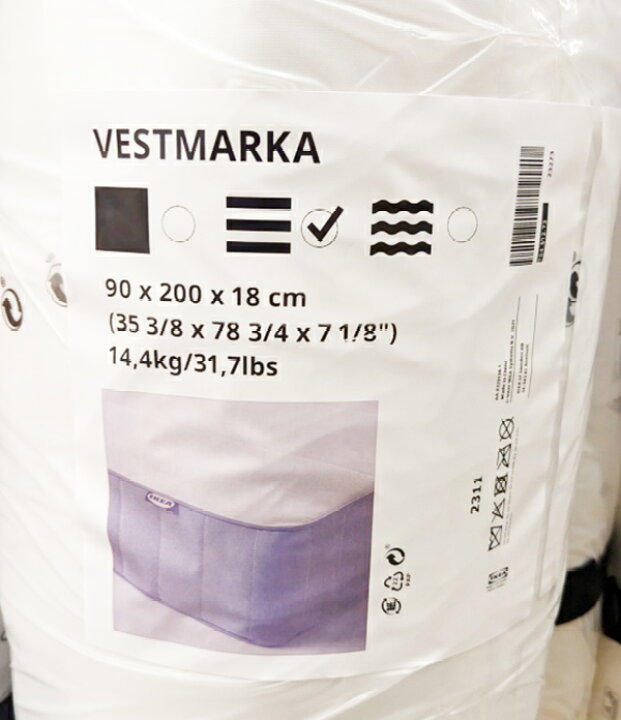 楽天市場】【IKEA】イケア通販【VESTMARKA】ボンネルコイルマットレス 