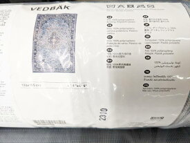 あす楽★5の倍数日は楽天カードエントリーで5倍/あす楽★即納★【IKEA】イケア通販【VEDBAK】ヴェードベック ラグ 平織り133x195 cm