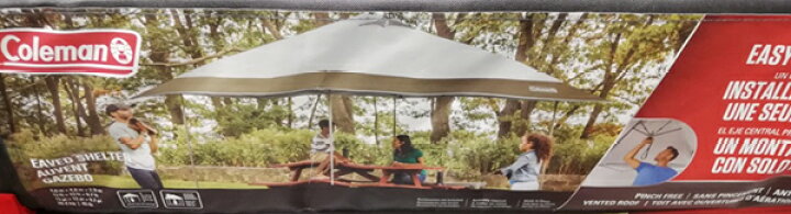楽天市場 即納 Costco コストコ通販 Coleman コールマン ワンプッシュセットアップ インスタント シェルター テント 4m 4m Uv50 Whiteleaf ホワイトリーフ