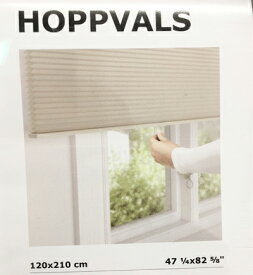 【IKEA】イケア通販【HOPPVALS】断熱ブラインド (120×210cm)全2色