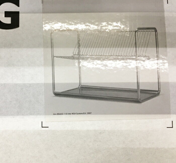 楽天市場 Ikea イケア通販 Ordning 水切りラック ステンレススチール 50x27x36cm Whiteleaf ホワイトリーフ