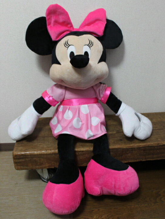 楽天市場 あす楽 5の倍数日は楽天カードエントリーで5倍 即納 Costco コストコ通販 ディズニー ミッキー ミニー ぬいぐるみ 約91cm Whiteleaf ホワイトリーフ