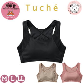 グンゼ トゥシェ ブラジャー アクティブバランス 吸汗速乾 M/L/LL | ノンワイヤー レディース ポリエステル ハーフトップ スポーツブラ 下着 肌着 インナー JB6011N GUNZE Tuche ACTIBALANCE