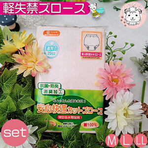 失禁ショーツ 失禁ズロース 2枚セット レディース 婦人用 尿漏れパンツ ラクラク快適 軽失禁 カットズロース 吸水ショーツ M/L/LL フェムケア フェムテック