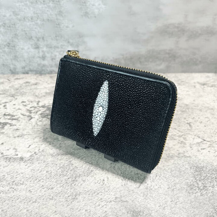 楽天市場】【希少品】スティングレイ二つ折り財布 エイ革 ガルーシャ 