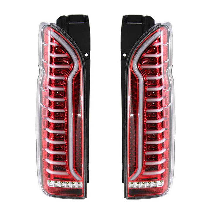 楽天市場】ハイエース レジアスエース 200系 LEDテールランプ スモーク 