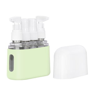 トラベルボトル 4in1 詰め替えボトル 液体用ボトル 小分けボトル 多機能ボトル 真空ボトル 小分け容器 ブラシ スプレー ポンプ スキンケア 化粧水 乳液 化粧水用 旅行グッズ 携帯用 ボトル 旅