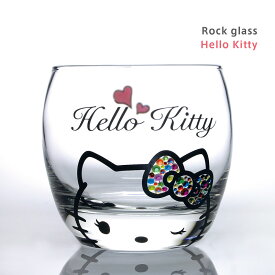 ［送料無料］［正規品］ハローキティ ウィンク ロックグラス（Hello Kitty Rock glass）クリスタル CHK20107 HK［着後レビューで500円割引クーポン］