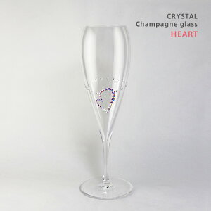 mnmKinNX^ VpOX n[giCRYSTAL Champagne glass HEARTjNX^ LVT001mヌr[500~N[|n