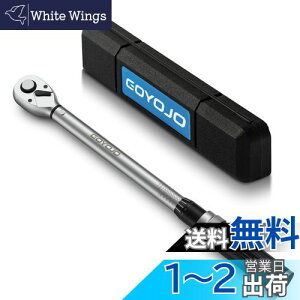 【送料無料】GOYOJO トルクレンチ プレセット型 差込角(1/2インチ) 10-110N.m 両回転対応 トルク精度 ±3% 自動車用、自電車、オートバイ、機械の整備 タイヤ交換 作業工具 ( 10-110N.m )