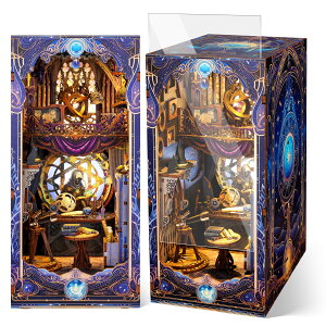 yzFUNPOLA 3DpY ubNkbN Lbg Booknook ؐpY DIY ~j`A h[nEX LED {I ubNGh Wp NtgZbg S҂⒆w BN08 168PC (}b)