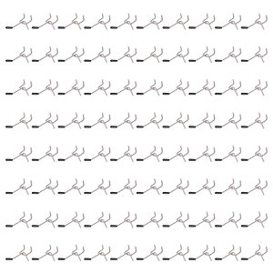 【送料無料】Rurumi 有孔ボード T型 フック セット ゴム付き 厚さ 5.5mm ボード 対応 穴 ピッチ 25mm 穴径 5mm 専用 固定 止め 金具 パンチングボード 穴あき ボード ペグボード (5cm 100本セット)