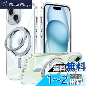 yziPhone 15 Plus Kp P[X MagsafeΉ ACtH15vX Jo[ 360°]X^h Uovon X}zP[X ACz 15plus gуP[X CX[d ԍڃz_[ Ή Xgbvt