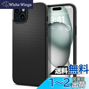 �y���������zSpigen iPhone 15 �P�[�X �ϏՌ� ���^ �X�g���b�v�z�[�� �y�� ���炳�� �ČRMIL�K�i�擾 2�d�\�� �����Y�ی� �w��h�~ �C�菝�h�~ �}�b�g�d�グ ���C�����X�[�d�Ή� ���L�b�h�E�G�A�[