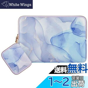 【送料無料】Arvok13-14インチパソコンケース ラップトップスリーブケース MacBook Air/Pro 360°耐衝撃 薄型 撥水 収納袋付属 水墨画 ダブルファスナー仕様 ノートPCバッグ インナーバッグ 保護ケー