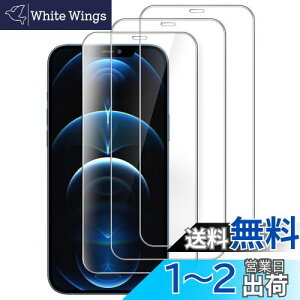 yzJEDirect iPhone12ProMax (12 Pro Max 6.7C`p) SʕیtB 9HKXtB P[XɊȂ HDNA 3Zbg