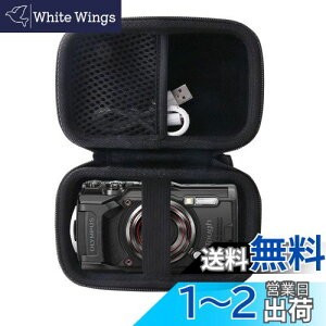 yzOLYMPUS(IpX) Tough TG-7/TG-6/TG-5/TG-4 fW^Jp[P[X-WERJIA (storage case-Black)