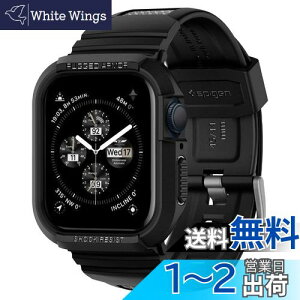 Spigen Apple Watch oh 45mm | 44mm ̌^ P[X Jo[ ϏՌ PC TPU d\ X|[coh  Ռ z ϋv h~ y Series 9 / 8 / SE 2 /Series 7 / SE/Series 6 / Series 5 / Series 4 Ή z Mb