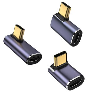 LIANHATA USB4.0 Type C ϊ A_v^[ Ȃ3ރZbg E 90° L L^ 40Gbpsf[^] PD 100W/5A}[d 8K@60Hzfo IX X USB C RlN^[ Cvc type-c ϊA_v^ XfUC 90
