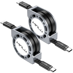 MINLU PD100WLkUSB-CUSB-C[dP[u usb-cP[u[2pbN/1.2 M]莮[dP[u iPhone 16/15 Pro Max MacBook Pro 2021/ 2020APad Pro 2021/ 2020ATXGalaxy UItra/S23/S22AsNZA