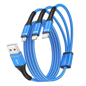 yzUSBP[u 3in1 [dR[h 1.2m (CgjO/USB-C/Micro USB[q) iPhone Android ^CvC P[u eΉ