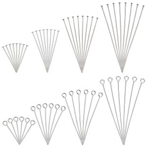 yzPH PandaHall 9s ts Vo[ 800{Zbg 20mm/30mm/40mm/50mm ANZT[p[c XeX sAX uXbg lbNX nhChޗ DIYp |f [P[Xt