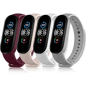 yz[Vancle] Rp`u Xiaomi Mi Band 5 oh/Mi Band 6 oh ւxg _炩VR xg Ή VI~5/6 X}[goh (+sN++O[)