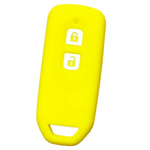 【IKT】(ホンダ車用) スマートキー用シリコンカバー 2ボタン イエロー/N-WGN/N-VAN/N-ONE/N-BOX/N-BOXカスタム/エヌワゴン/エヌバン/エヌワン/エヌボックス/エヌボックスカスタム/エヌボックスプラ